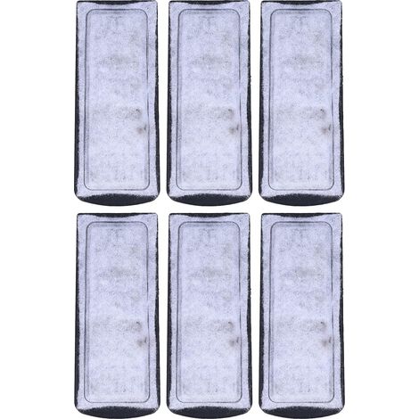 Filter Cotton, 6Pcs Aquarium Filter Cotton Replacement Wall‑Mounted Filter Accessory for Fish Tanks (1/5)