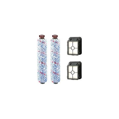 Repuestos: 2 cepillos giratorios multiusos + 2 filtros para los modelos BISSELL Crosswave series 17132 y 2225N. (1/4)