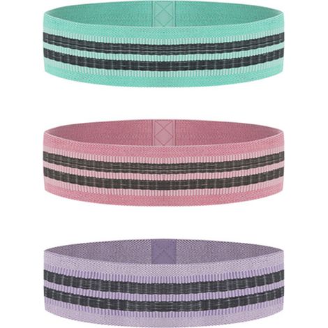 Bandes De Resistance Pour Hanches - Bande Élastique En Coton Pour Exercices De Renforcement Des Fesses Et Des Jambes - 1 Pièce (1/5)