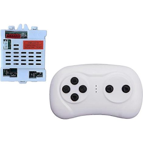 Compatible avec la voiture électrique pour enfants CSR12T1A 12 kit télécommande et récepteur Bluetooth 2,4 GHz accessoires inclus. (1/5)