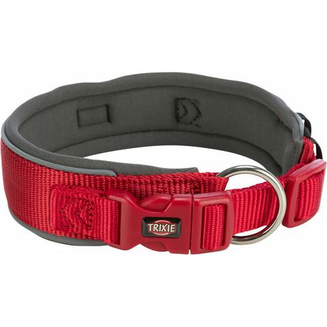 Collare per Cani Trixie Premium Rosso Grafite S/M 33-42 cm (1/5)