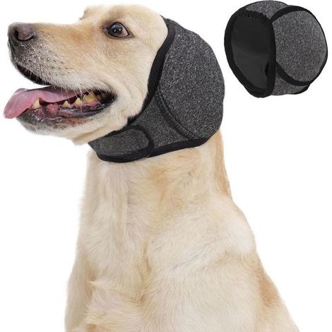 Sweat à capuche apaisant pour chien, bonnet de bain imperméable pour soulager l'anxiété, suppression du bruit, protection de (1/5)