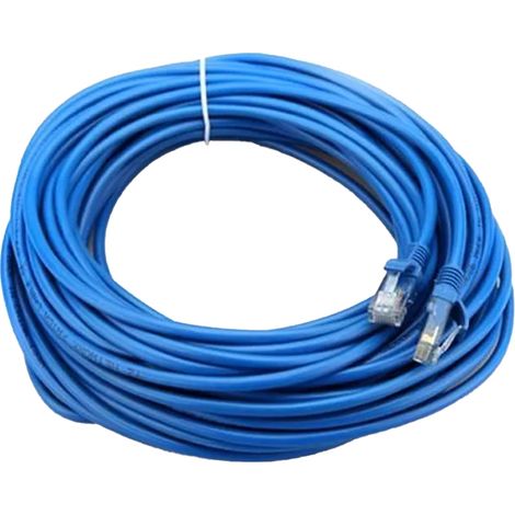 Cable de red Ethernet RJ45 CAT 5E UTP de 20 metros, blindado, para red LAN FTP.