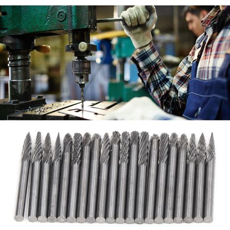 20 1/8 Zoll Schaft-Kegelrotationsfräser aus Wolframkarbid (1/5)