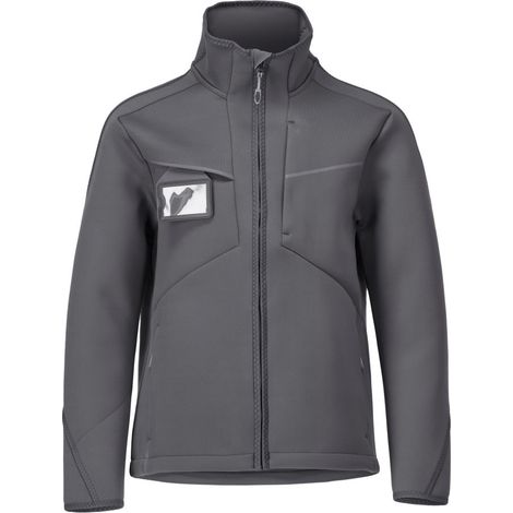 Mascot Soft Shell Jacke, moderne Passform Soft Shell Jacke Gr. 4XL, Anthrazitgrau (1/5)