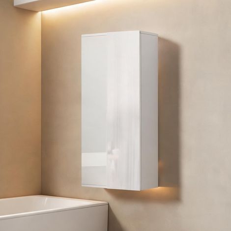 Meuble de salle de bain bianco lucido 30 x 23,4 x 71,2 cm (1/5)