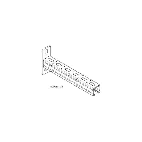 console walraven micra strut guida di montaggio 41x2 mm 300 cm