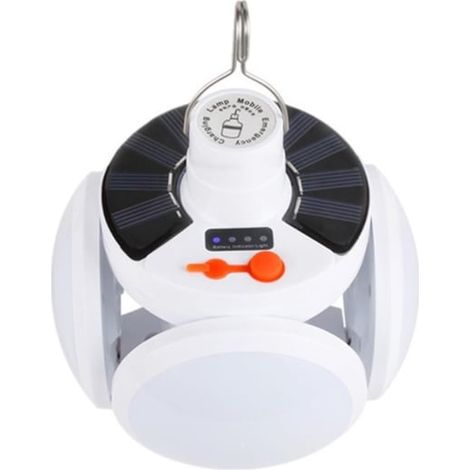 Lanterne solaire de camping, lampe de tente rechargeable avec télécommande (1/5)