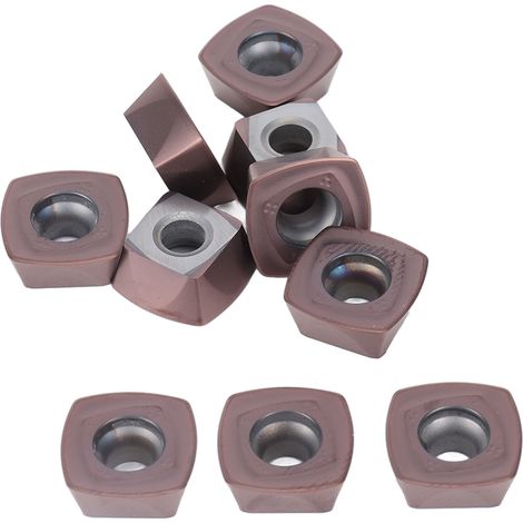 Packung mit 10 SDMT120512 Hartmetall-Dreheinsätzen, CNC-Werkzeugen mit Beschichtung, Präzisionsbearbeitung für Metalldrehmaschinen. (1/5)