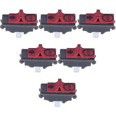Interrupteur d'arrêt compatible avec les modèles Husqvarna 44, 61, 36, 23, 65, 371, 372, 385XP, 395, 336, 339XP et 444. Remplace la référence 503718201. (1/4)