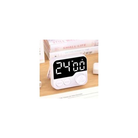 Multifunktionaler Drehtimer, Küchentimer, LED-Timer-Manager, Koch- und Backtimer, geeignet für Studenten - Crezuo