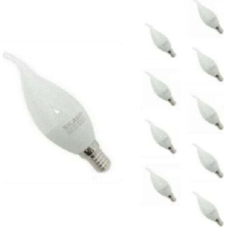 LED E14 Flamme 8W 220V Ø38mm (Pack de , XU,10) - Blanc Froid 6000K - 8000K - SILAMP, produit de haute qualité, longue durée de vie, économe en énergie, sans UV , satisfaction garantie - KZQ