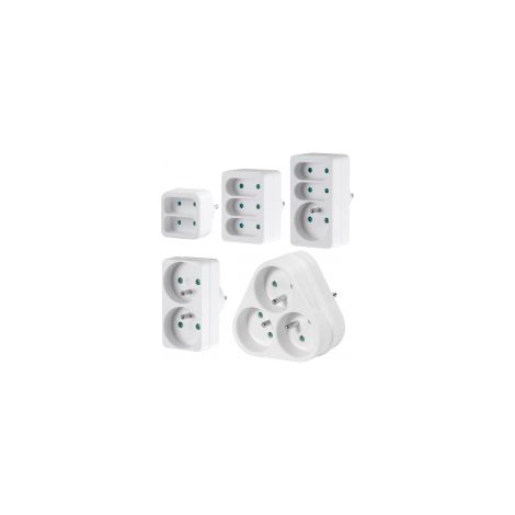 Bipliti/tripliti frontali Biplite 2 x 16A AUTRES