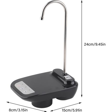 Distributeur d'eau électrique portable pour maison bureau multifonction pompe à eau USB rechargeable (1/4)