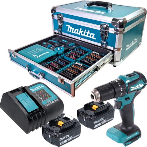 Makita DHP 483 Z Trapano avvitatore con percussione a batteria 18V 40Nm - senza batteria, senza caricatore