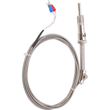 Sonde à fil blindée par thermocouple à ressort de compression de type K pour usine de 2 mètres (1/5)