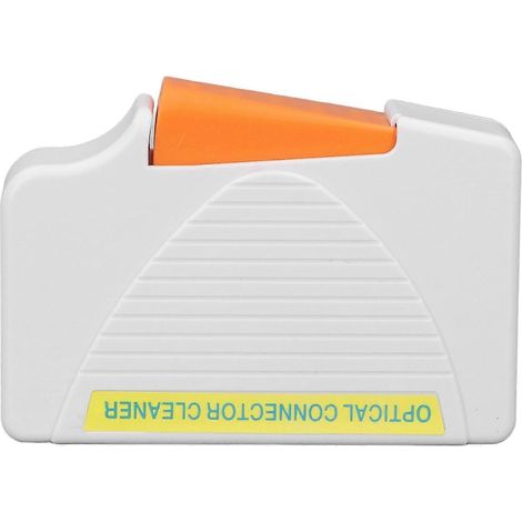 Boîte de nettoyage blanche pour fibres optiques, légère, compatible avec les connecteurs SC, FC, ST et LC, pour le nettoyage des extrémités de fibres.