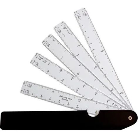 Klappmaßstab Aristo Kunststoff 15 cm klappbar