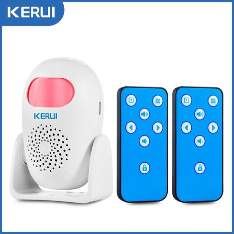 (Pack 2) Alarme détecteur de corps humain intelligent, infrarouge PIR, convient pour la sécurité des garages, des magasins et des maisons. (1/5)