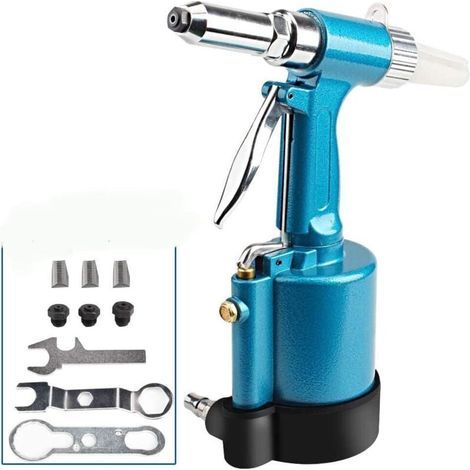 Pistolet à riveter hydraulique pneumatique-pistolet à riveter pneumatique avec outil de rivetage de nez (1/4)