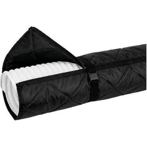 Gaine isolante pour tuyau de climatiseur portable, compatible avec les tuyaux d'évacuation de 14,7 à 15,2 cm de diamètre, avec fermeture éclair. (1/5)
