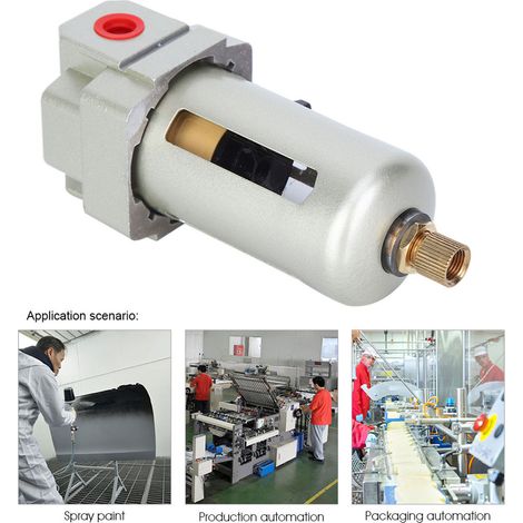 AF3000-02 Luftfilter, 1/4" Öl-Wasser-Abscheider (1/5)