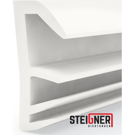 Steigner – Joint d'étanchéité de fenêtre en TPE – Largeur de rainure 5 mm – Longueur 1m – Résistant aux UV et à l'ozone – Pour portes et fenêtres