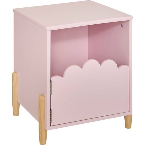 Comodino per bambini douceur rose 35,5x40 cm - Atmosphera créateur d'intérieur