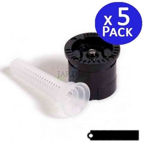 Lot de 5 Buse pour diffuseurs d'arrosage à bande final Rain Bird 15EST, portée 1,2 x 4,6 mètres (1/5)