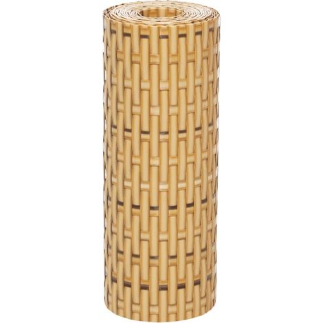 vidaXL Schermi da Balcone 10 pz Marrone Chiaro 255x19 cm in (1/5)