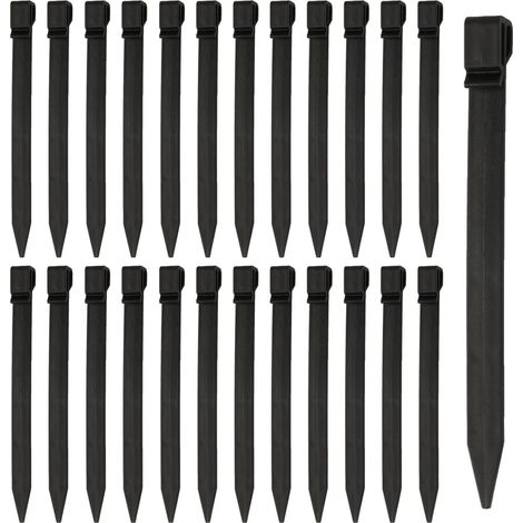 Piquets ancrage - Bordure jardin - 24,5 cm - Lot de 22 (1/5)