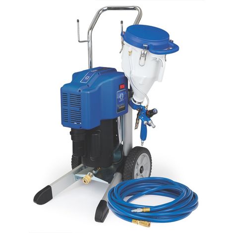 Graco – Pistolet à peinture électrique FastFinish sous pression – Pression 4 bars – Débit d'air 0,25 m³/min – 25D493