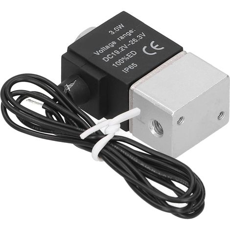 2-Positionen-3-Wege-Magnetventil, G1/8-Zoll-Anschluss, Schutzart IP65, Magnetventil aus Aluminiumlegierung, 110 V AC (1/5)