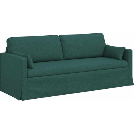 Divano Verde Scuro 198 x 78 x 80 cm Tessuto vidaXL