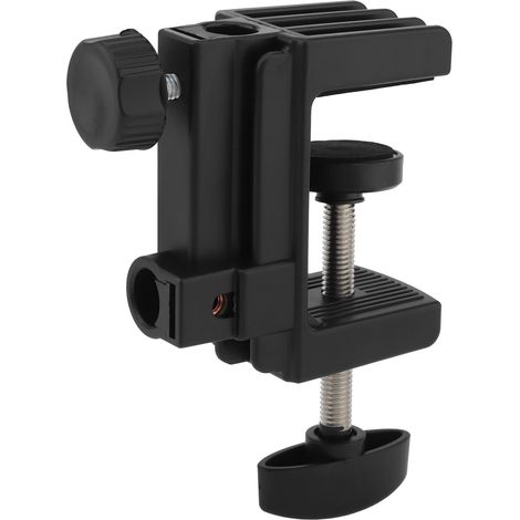 Pince de bureau support en plastique support de base de pince en C pince de montage de table support de montage léger pour microphone 4 virgule 6 cm (1/4)