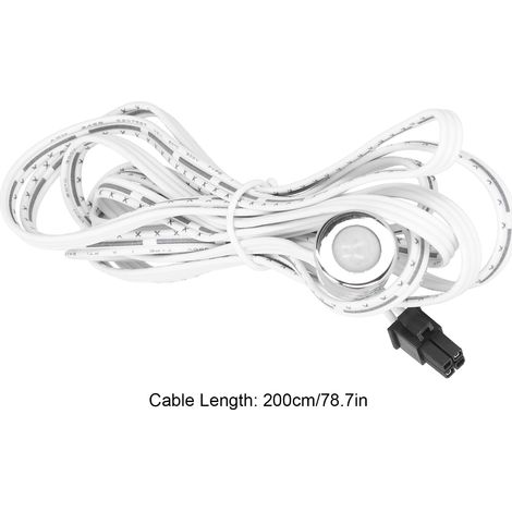 Interrupteur à détection de présence humaine externe pour lampes LED de placard et d'armoire (1/5)