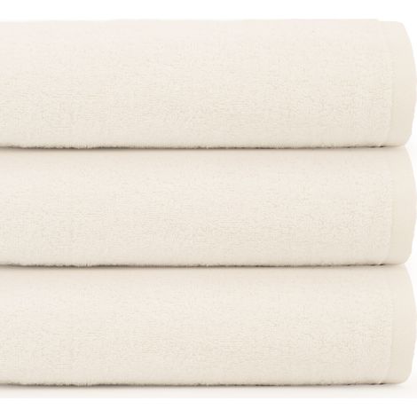Cremefarbenes Handtuch 70x140 450G (1/2)