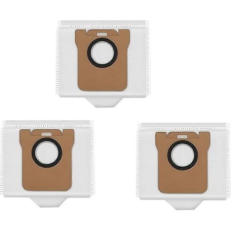 Accessoires pour aspirateur robot Xiaomi X10+ Mijia Omni 1S B101CN / Dreame S10 S20 Pro X10 L10 L10S : sac à poussière (lot de 3). (1/5)