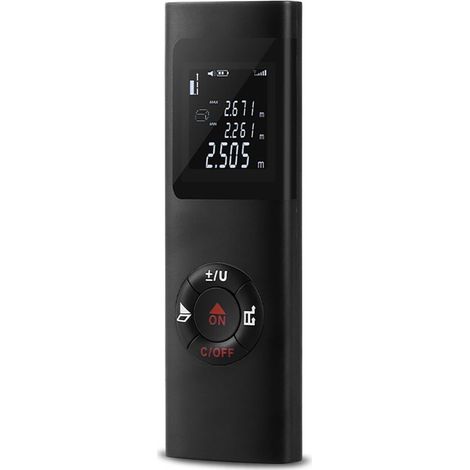 Laser Distance Meter Laser Level, Laser Rangefinder Laser with LCD Backlight Theorem Measurement