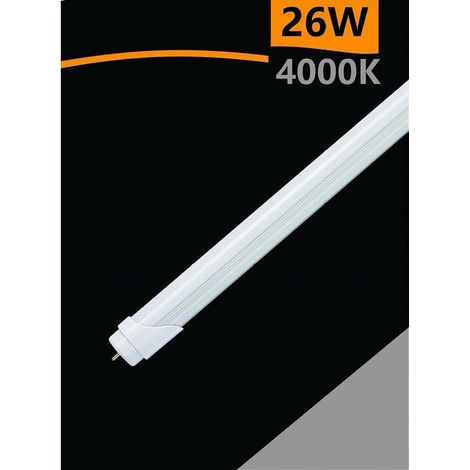 Trade Shop - Tubo Neon Led T8 Opaco 26 Watt Connessione Bilaterale Luce 4000k 6500k T8-26w-o - (1/2)