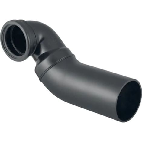 Geberit PE Curva di raccordo 90° per WC a parete, offset a sinistra, con espansione, DN 90 / 90, 366.913.16.1