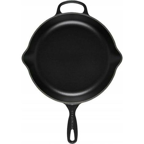 Le Creuset Padella in Ghisa Emaillata Nera Matt 23 cm