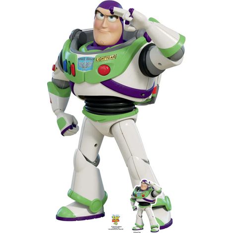 Figurine en carton Toy Story – Buzz l'éclair 129 cm – Repositionnable et ultra léger – Décoration originale pour chambre d'enfant – Star Cutouts