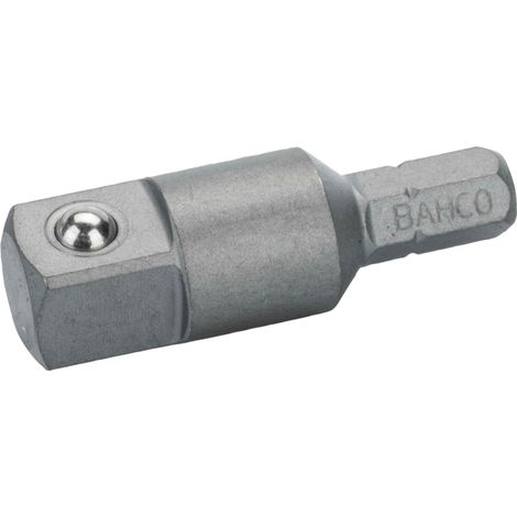 Bahco Verbindungsteil 1/4 Außensechskant auf 3/8 Außenvierkant 38 mm - 5 Stk./Kunststoffbox (1/3)