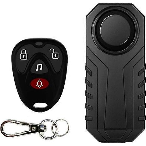 Alarma para bicicleta impermeable con control remoto inalámbrico, alarma antipérdida con sensor de seguridad para motocicleta y automóvil. (1/5)