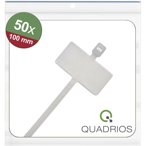 Quadrios 25CA580 25CA580 Segnafili Superficie stampabile: 20 x 13 mm Bianco 50 pz.