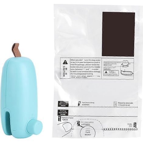 Cuisine Verte Machine à Sceller Sacs Aliments Portable Mini Soudeuse de Snack Bags Conservation Fraîcheur Appareil Scellage Durable (1/5)