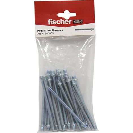 20 pattes à vis métaux 7x150 - 5 x 70 mm - Fischer (1/2)