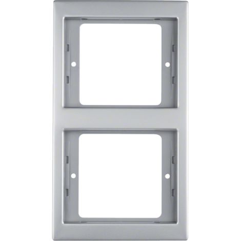 HAGER 13237004 ACIER INOXYDABLE PLAQUE DE COMMUTATION ET OBTURATEUR BERKER