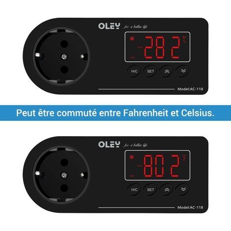 Terrarienthermostat, Steckdosenthermostat zum Kühlen und Heizen, Reptilienthermostat für Schlangen, Schildkröten, Echsen, Geckos und andere Reptilien (1/4)